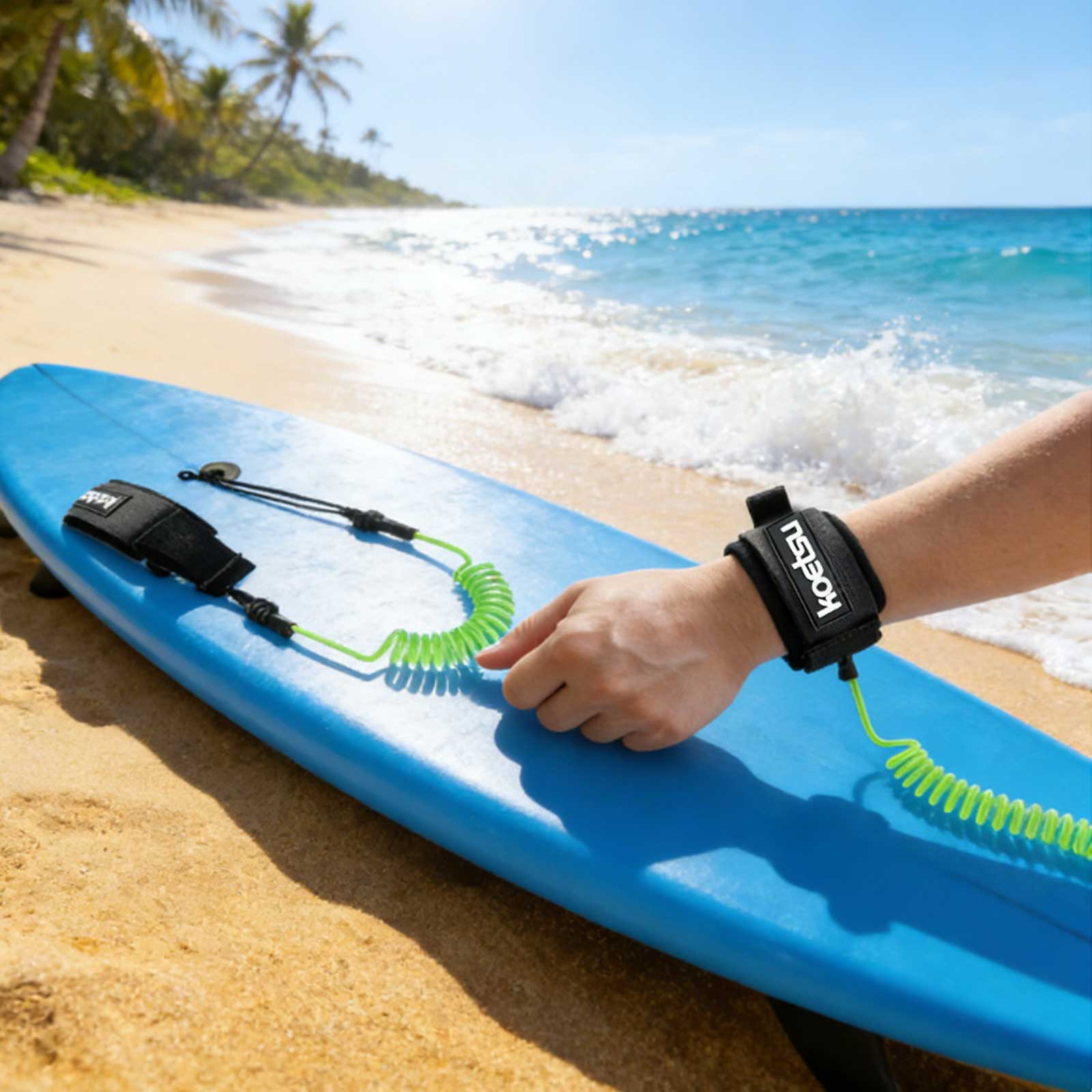 Stand Up Paddle Leash - SUP Paddle Board Kayışı TPU Malzemesi