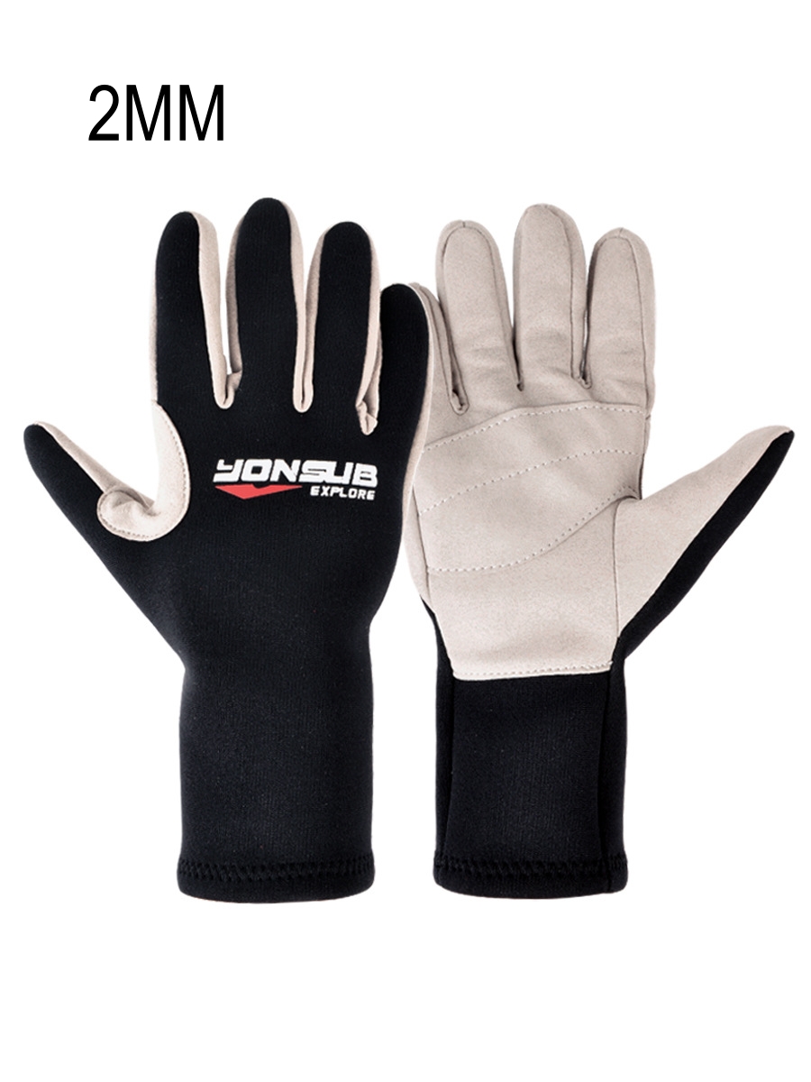 2MM kaymaz Anti Scratch açık s - Spearfishing Glove incelemesi ve fiyatı