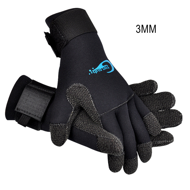 3MM kalınlaşmak Kevlar dalış e - Spearfishing Glove incelemesi ve fiyatı